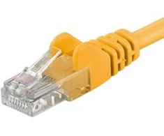 PremiumCord PremiumCord Lovos kabelis UTP RJ45 -RJ45 CAT6 0.25m žlutte