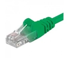 PremiumCord Patch kabelis UTP RJ45-RJ45 CAT6 0.25m žalia