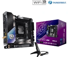 ASRock Phantom Gaming Z890I Nova WiFi Intel Z890 LGA 1851 (Socket V1) mini ITX pagrindinė plokštė