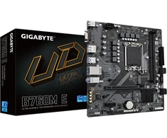 Pagrindinė plokštė GIGABYTE B760M E LGA1700 2xDDR5 2xM.2 4xSATA