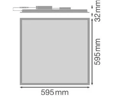 Ledvance 33W LED panelė PANEL COMFORT, 4000K, DALI