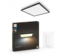 Lampa sufitowa Signify Philips Hue Baltas Amb. Aurelle Panelleuchte 60x60 Schw inkl DS