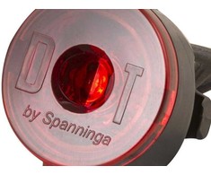 LED galinis žibintas Spanninga - Baterija - Raudonas - Kad būtumėte matomas - Laisvalaikio dviratis