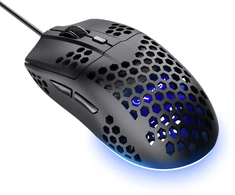 Trust GXT 928 Helox – žaidimų optinė pelė 6400 DPI ir RGB (juoda)