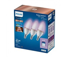 Išmanusis šviesos diodas Žvakė Philips 40W C37 E14 x3