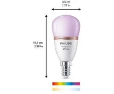 Philips LEMPUTĖ LED WIFI P45 E14 4.9W 470LM RGBTW