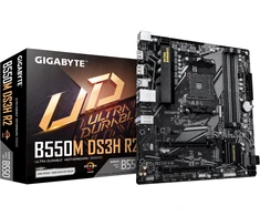 Pagrindinė plokštė GIGABYTE B550M DS3H R2 MB