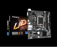Pagrindinė plokštė Gigabyte | H610M H V2 G1.0 | Intel | Procesoriaus lizdas LGA1700 | DDR4 | Palaikomos standžiojo disko sąsajos M.2, SATA | SATA jungčių skaičius 4