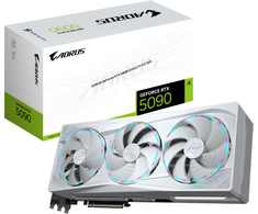 Vaizdo plokštė „Gigabyte AORUS GeForce RTX 5090 STEALTH ICE 32G“ | „NVIDIA“ | 32 GB | „GeForce RTX 5090“ | GDDR7 | HDMI jungčių kiekis: 1 | PCI-E 5.0