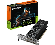 Vaizdo plokštė GIGABYTE GeForce RTX 5060 OC Low Profile 8G Grafikos plokštė - 8GB GDDR7, 128bit, PCI-E 5.0, 2512 MHz Core Clock, 3 x DisplayPort, 1 x HDMI, GV-N5060OC-8GL