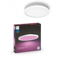 Lubinis šviestuvas Lampa sufitowa Signify Philips Hue Baltas &amp; Col. Amb. Panel apvalus Surimu Baltas