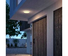 Lampa sufitowa Helios Philips Superslim Ceiling 15W 2700K IP54 juoda