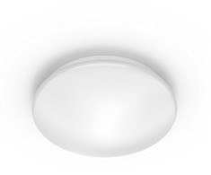 Plafoniera LED Philips Canopus CL259, 20W, 2000 lm, lumina calda(2700K) ,IP44, 39cm, Metal/Plastic, Alb