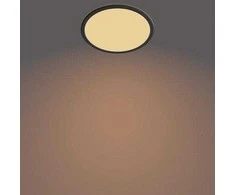 Lubinis šviestuvas Šviestuvas Philips Superslim, 15W, 2700°K, juodas