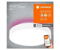 Lubinis šviestuvas Ledvance 28W paviršinis šviestuvas, baltas, 3000…6500K, išmanus+WiFi valdymas