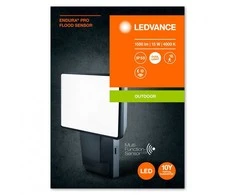 Ledvance 15W lauko sieninis šviestuvas ENDURA© su judesio davikliu, 4000K, IP55, antracito spalvos