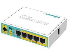 Maršrutizatorius MIKROTIK MT RB750UPr2 MikroTik RB750UPr2 hEX PoE lite L4 64MB RAM, 5xLAN, 1xUSB, 2-5 prievadai, PoE išvestis 1A