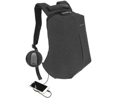 Tellur 15.6 Notebook Backpack Antitheft V2, USB prievadas, juodas