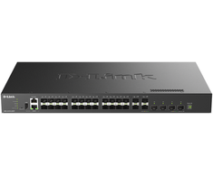 Šakotuvas D-Link DXS-3410-32SY/E 3 lygio sudedami 10 gigabitų valdomi komutatoriai | D-Link