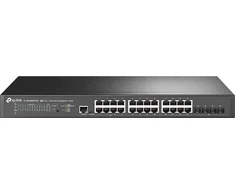 Šakotuvas Port TP-Link Omada 24 prievadų 2.5GBASE-T ir 4 prievadų 10GE SFP+ L2+ valdomas komutatorius su 16 prievadų PoE+ ir 8 prievadų PoE++