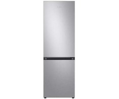 Šaldytuvas Šaldytuvo derinys Samsung RB34C600CSA/EF, 344 l, C klasė, visiškas bešerkšnis aušinimas, universalus aušinimas, skaitmeninis inverterinis kompresorius, WiFi, AI Energy, išmanusis valdymas, aukštis 185 cm, nerūdijantis plienas