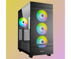 Midi Sharkoon Rebel C50 RGB Juodas