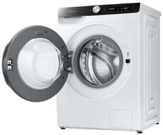 Skalbimo mašina Samsung WW80T504DAEAS7, 8kg, 1400 aps./min., A klasė, DI valdymas, garai, ekologinis burbulas, būgno valymas, skaitmeninis inverterinis variklis, Wifi, DI energija, išmanusis valdymas, balta