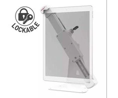 Barkan T71HL Stojak biurkowy su laikikliu do tabletu 7-14" sukamasis, su zamkiem