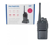 PNI PMR R15 0,5W profesionali nešiojama radijo stotelė, ASQ, TOT, monitorius, programuojama, 1200mAh baterija, CTCSS-DCS kodai