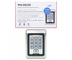 Prieigos kontrolės klaviatūra PNI DK220, autonominė, išorės ir vidaus, IP65, su 2 relėmis