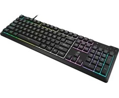 CORSAIR K55 CORE RGB Klaviatūra žaidimams RGB LED pašvietimas Juodas