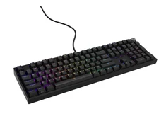 Klaviatūra Genesis Thor 404 juoda RGB Outemu Peach Silent