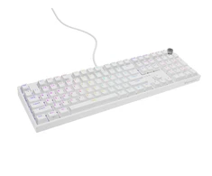 Klaviatūra Genesis Thor 404 balta RGB Outemu Peach Silent