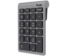 Klaviatūra Trust Xalas numeric keypad Nešiojamas kompiuteris/PC RF belaidė Sidabrinis