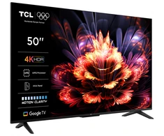 Televizorius TCL LED 4K TV | 50V6C | 50 | Smart TV | Google TV | UHD | Juodas