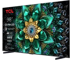 TCL Q6C 98Q6C televizorius 2,49 m (98") 4K „Ultra HD“ išmanusis televizorius „Wi-Fi“ metalinis