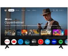 TCL 4K QLED televizorius | 50T69C | 50 | Išmanusis televizorius | „Google TV“ | UHD | Juodas