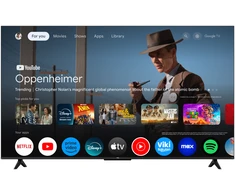 Televizorius TCL 4K QLED TV | 55T69C | 55 | Smart TV | Google TV | UHD | Juodas