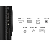 Televizorius TCL 4K QLED TV | 55T8C | 55 | Smart TV | Google TV | Juodas