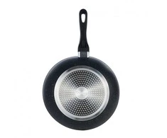 ALIUMINIO WOK KEPtuvė 30x8 cm, juodo smėlio, „Cooking by Heinner“