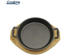 Cooking By Heinner Gryno ketaus serviravimo keptuvė su medine atrama, 20 cm skersmens, „Heinner“ gamina