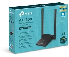TP-LINK | AX1800 dviejų juostų „Wi-Fi 6“ belaidis USB adapteris | Archer TX20U