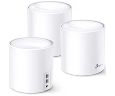 Maršrutizatorius TP-LINK | AX3000 viso namo tinklelio „Wi-Fi 6“ sistema | „Deco X60“ (3 vnt. pakuotė) | 802.11ax | 575+2400 Mbit/s | Ethernet LAN (RJ-45) jungtys 2 | Tinklo palaikymas: Taip | MU-MiMO: Taip | Antenos tipas: Vidinė