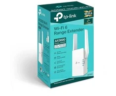 Maršrutizatorius Tinklo Įranga - TP-LINK RE705X Wi-Fi 6 Kartotuvas 2.5Gbps 4 Stiprintuvai