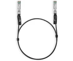 TP-Link 1 m tiesioginio prijungimo SFP+ kabelis 10 gigabitų jungtims. SPECIFIKACIJOS: Atstumas iki 1 m.