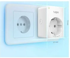 TP-Link Tapo P110(2-pack)(EU) išmanusis WiFi mini lizdas (3680W,16A,2.4GHz,BT)
