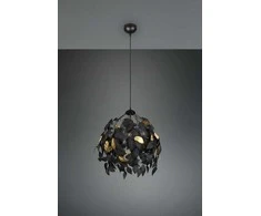 DELIGHT Trio Rl Leavy pakabinamas šviestuvas R10461932 pakabinamas šviestuvas 1x28W E27 juoda