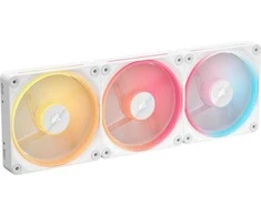 Corsair iCUE LINK LX120-R RGB PWM 3 vnt. pakuotė + šakotuvas, baltas CO-9051054-WW