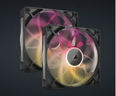 CORSAIR iCUE LINK RX140 MAX RGB PWM Fan – 2 vnt., 140mm, juodas