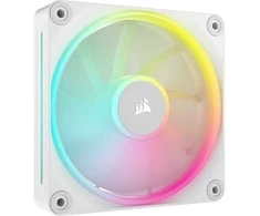 „Corsair iCUE Link LX120 RGB“, PWM ventiliatorius, Ø 120 mm, baltas